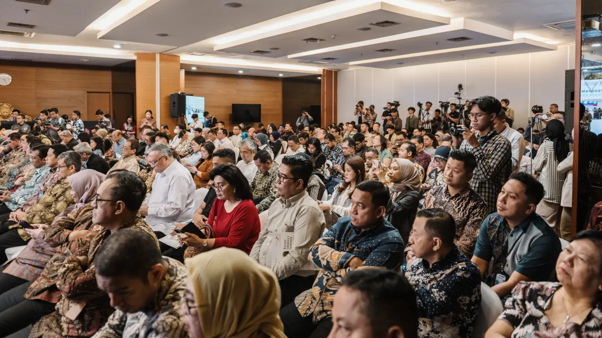 Officials launching Trade Expo Indonesia 2025