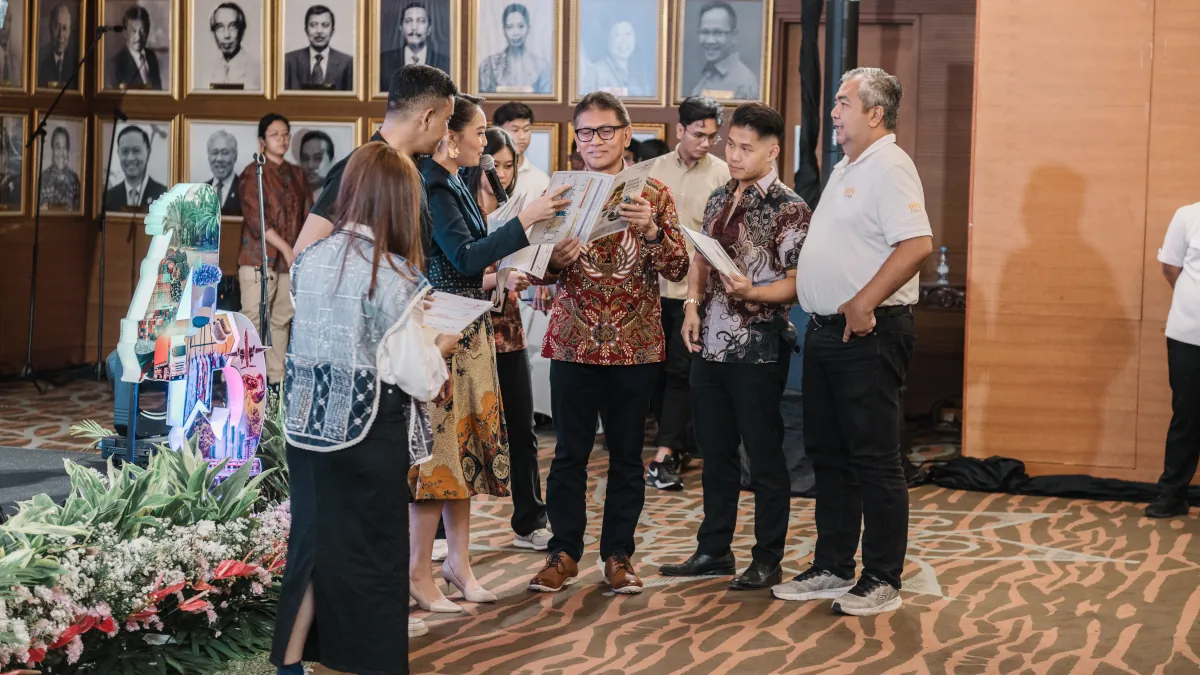 Officials launching Trade Expo Indonesia 2025