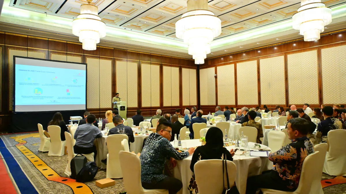 Suasana Luncheon Reception Trade Expo Indonesia ke-40 di Hotel Four Seasons Jakarta