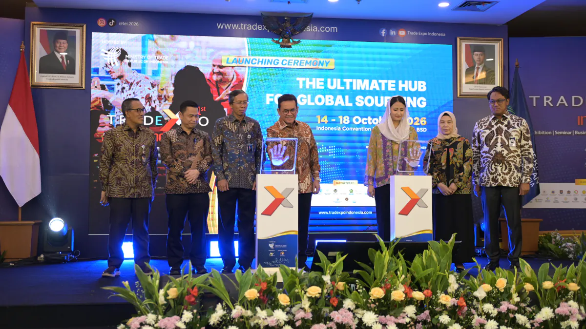 Official launch of the 41st Trade Expo Indonesia 2026 at the Ministry of Trade